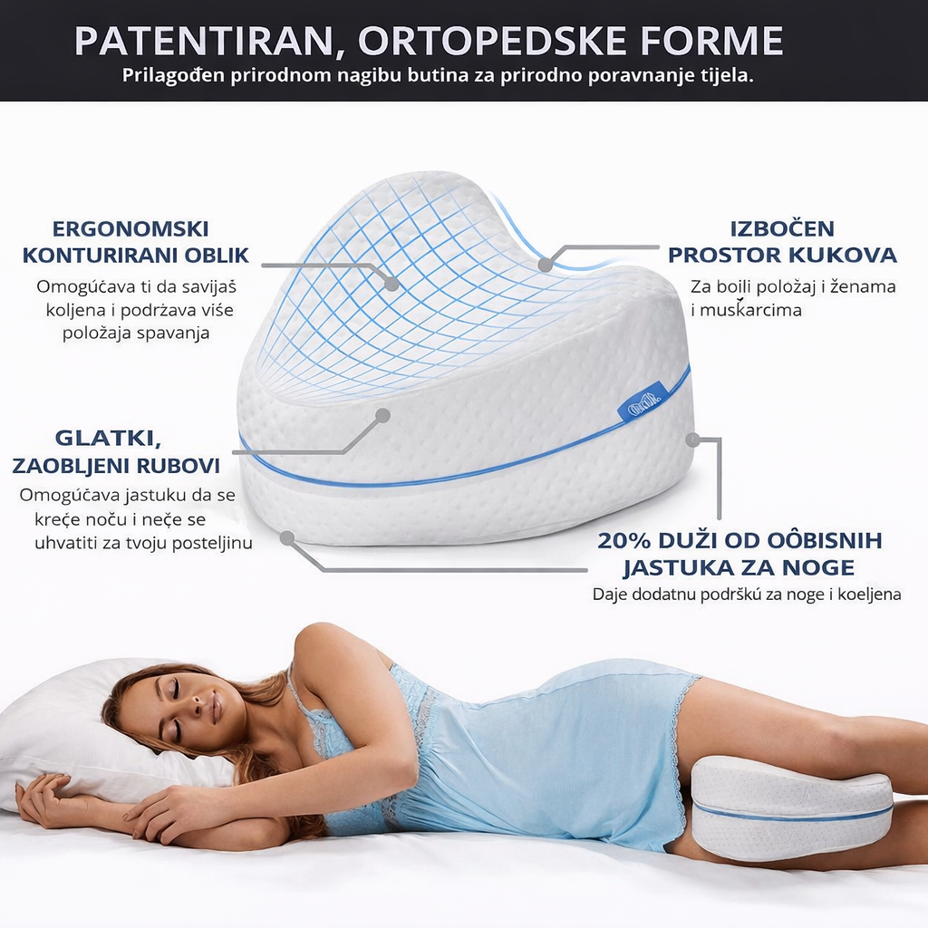 RelaxPlus Jastuk za Bolju Posturu i Spavanje