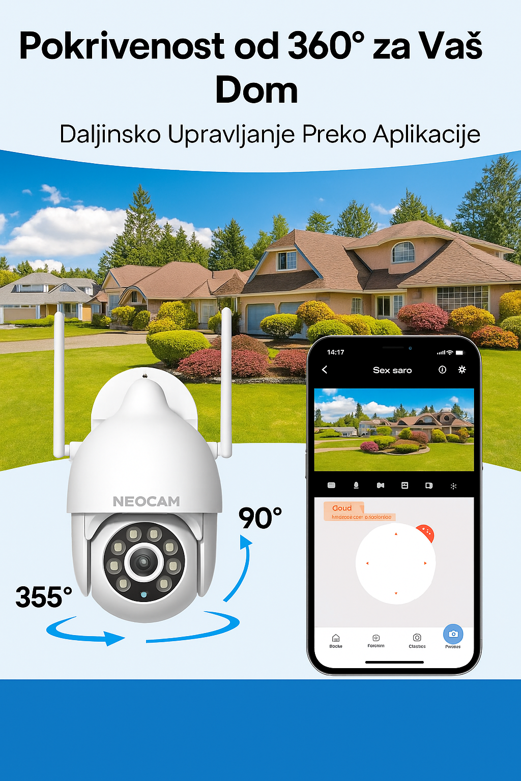 NeoCam™ Wireless Sigurnosna Kamera 2K